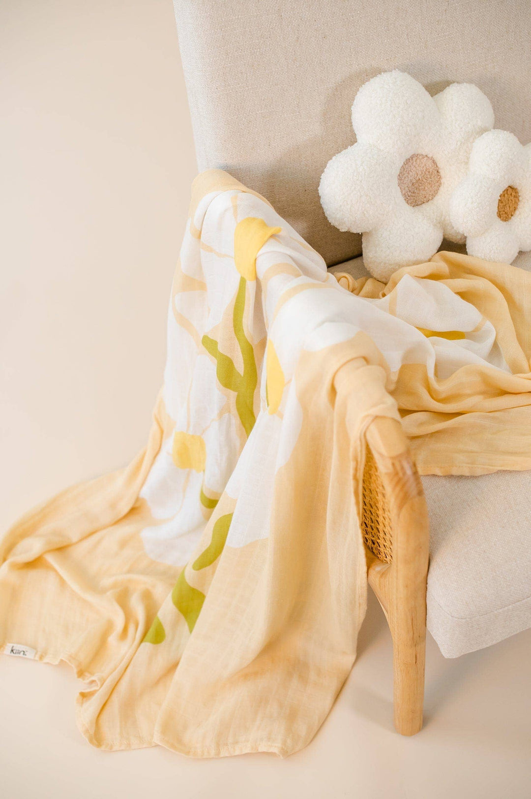 Swaddle | Organic - Fleur Warm Oat (Limited Edition)