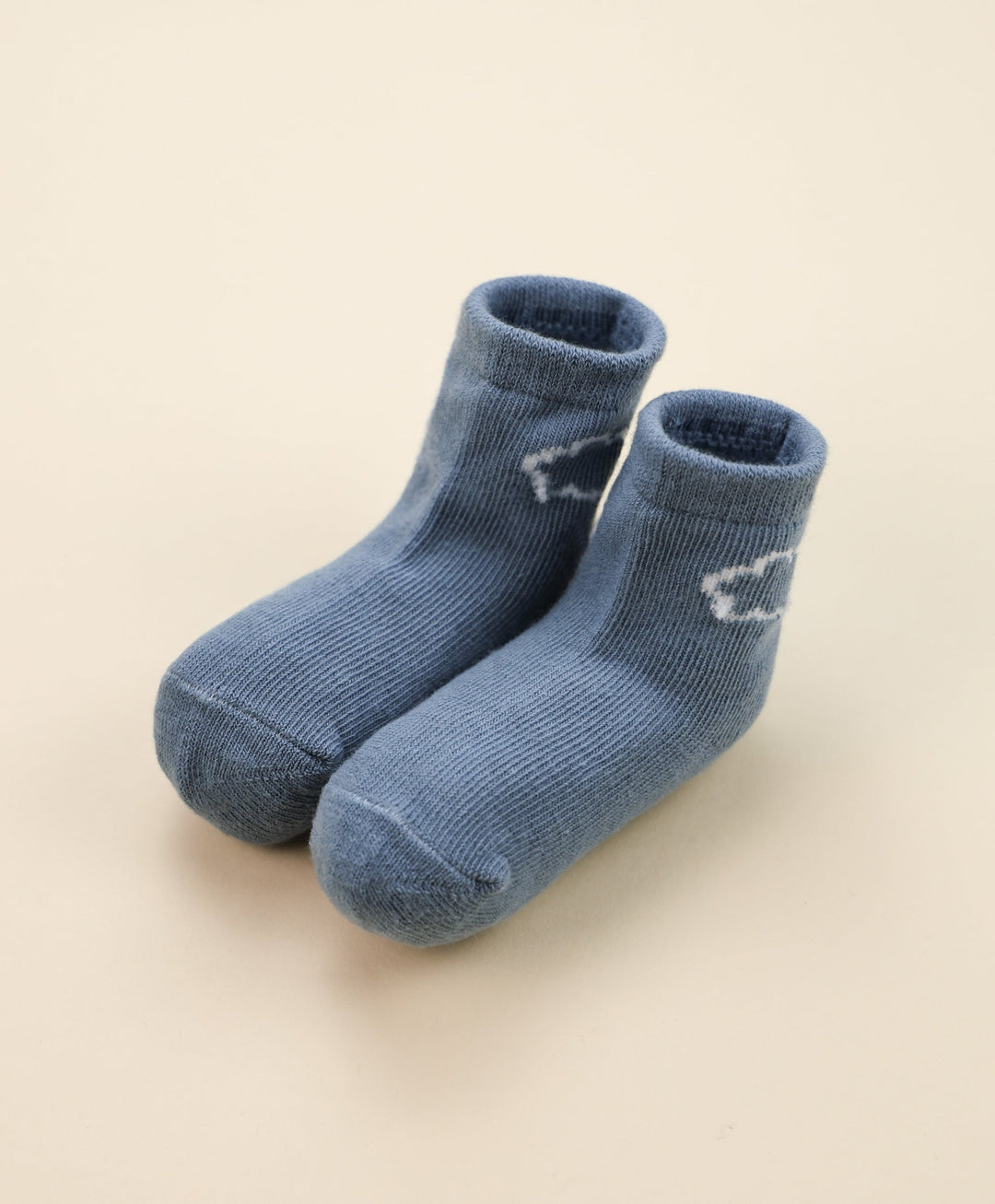 Organic Cotton Baby Socks - Charcoal Blue