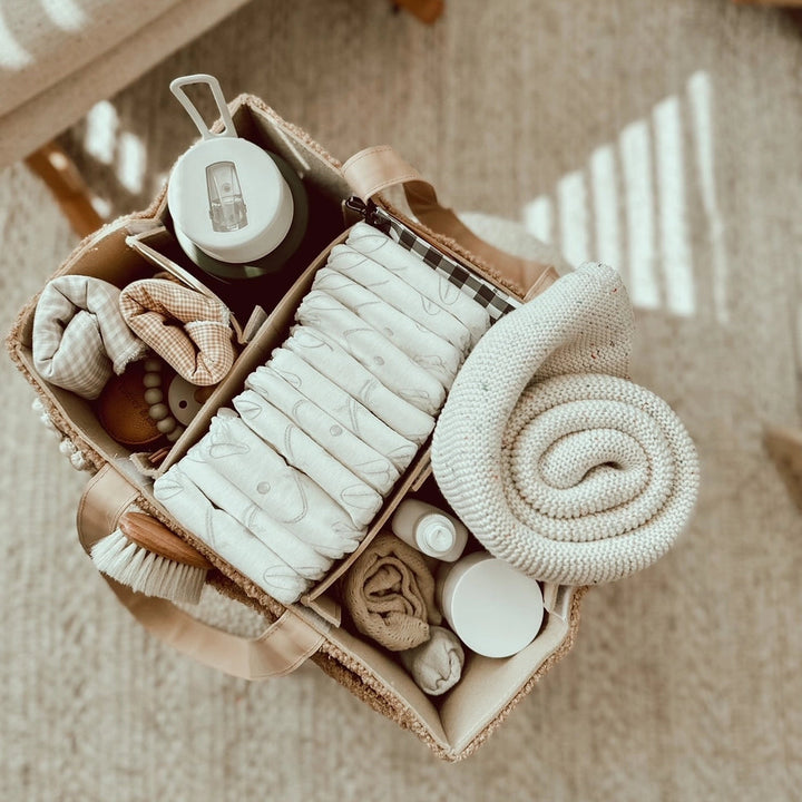 Nappy Caddy Organiser - Teddy Brown