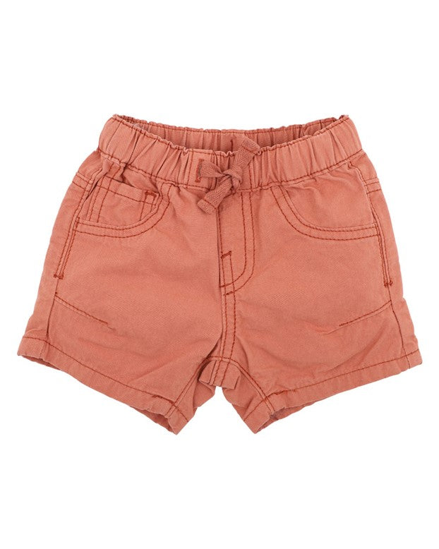 Shorts | Cotton - Rust