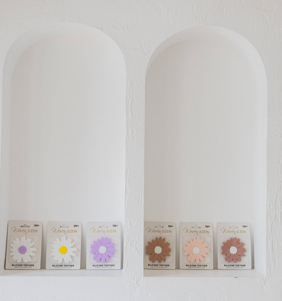 Teether | Silicone - Milk Daisy / Lilac Centre