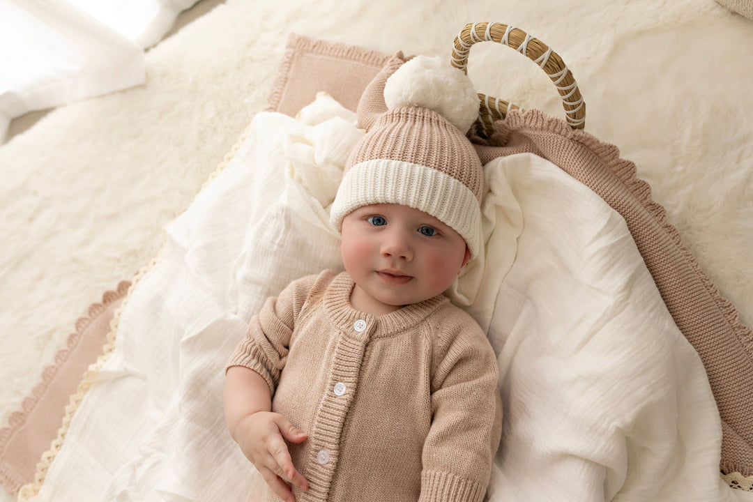 Classic Knit Romper | Biscotti