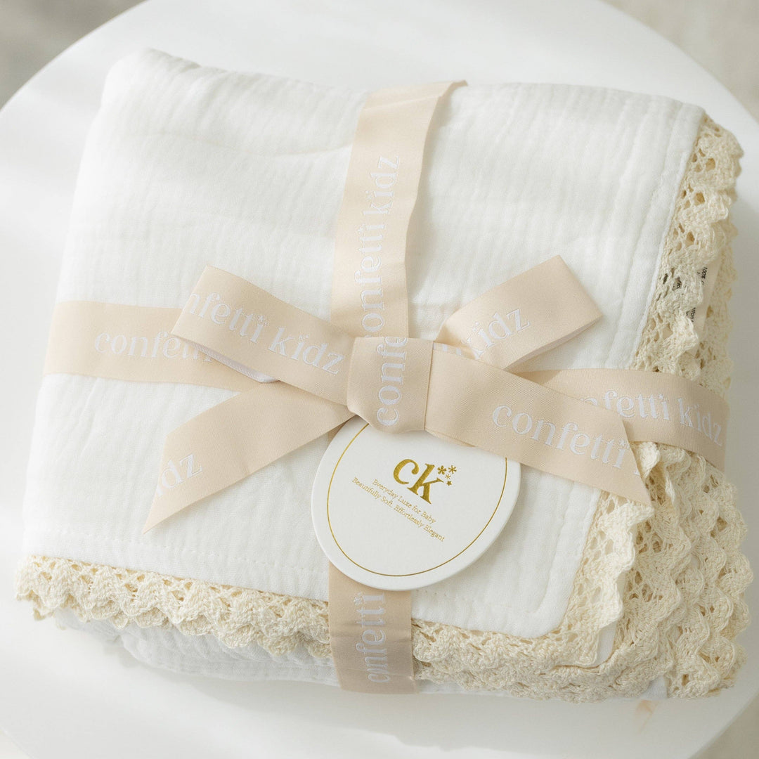 Classic Muslin Blanket | White