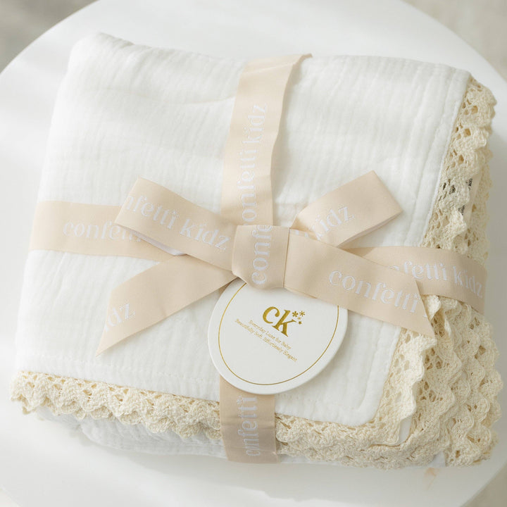 Classic Muslin Blanket | White