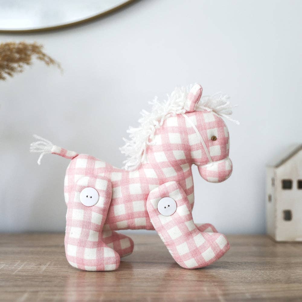 Jointed Pony | Pink Check