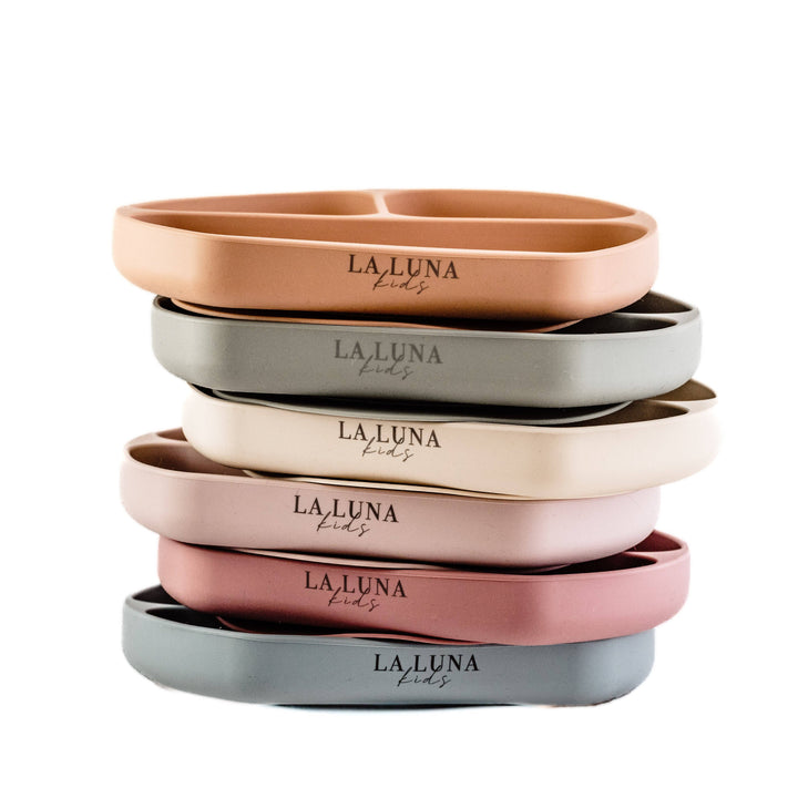 Silicone Suction Plate - Peach