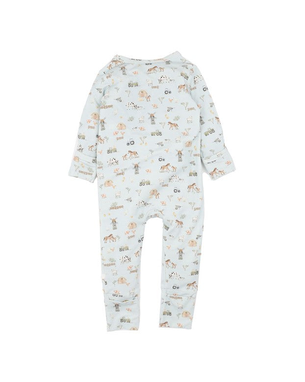 Onesie | LS Zip - Farm