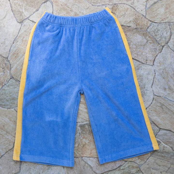 Ciao Tutti Relaxed Pants - Pool Blue & Golden Cream