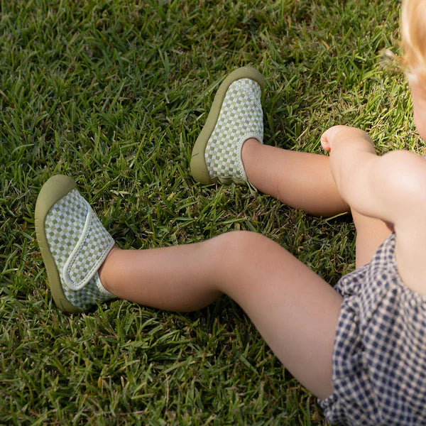 Shoes | Duckies Velcro - Apple Checker