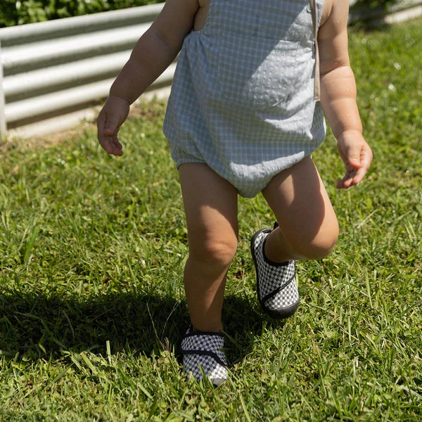 Shoes | Duckies Velcro - Pepper Checker