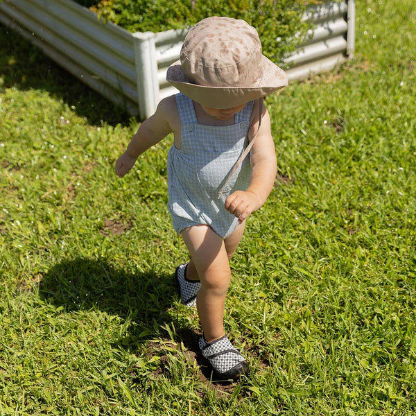 Shoes | Duckies Velcro - Pepper Checker