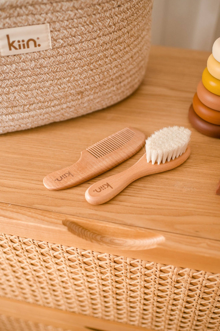 Brush & Comb Set | Baby - Wooden