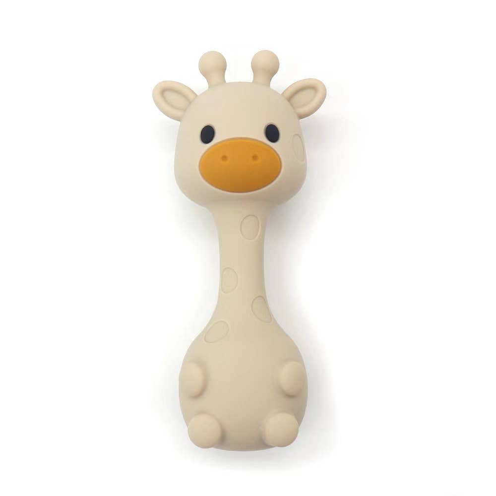 Silicone Giraffe Rattle