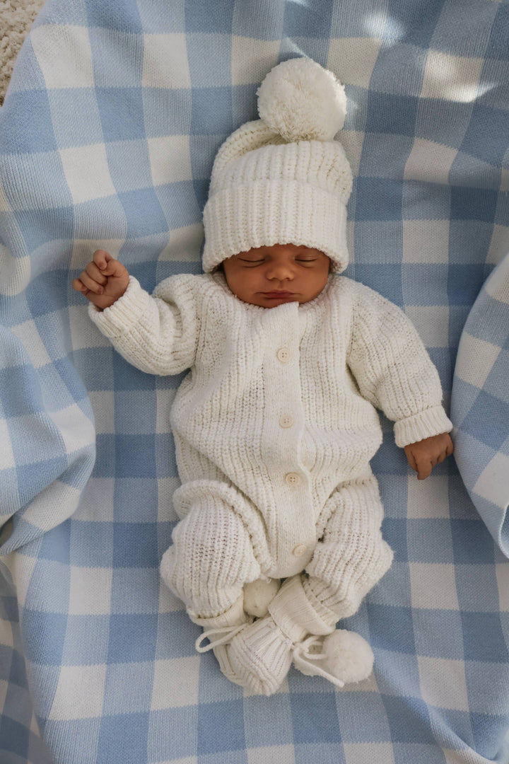 Gingham Blanket | Blue