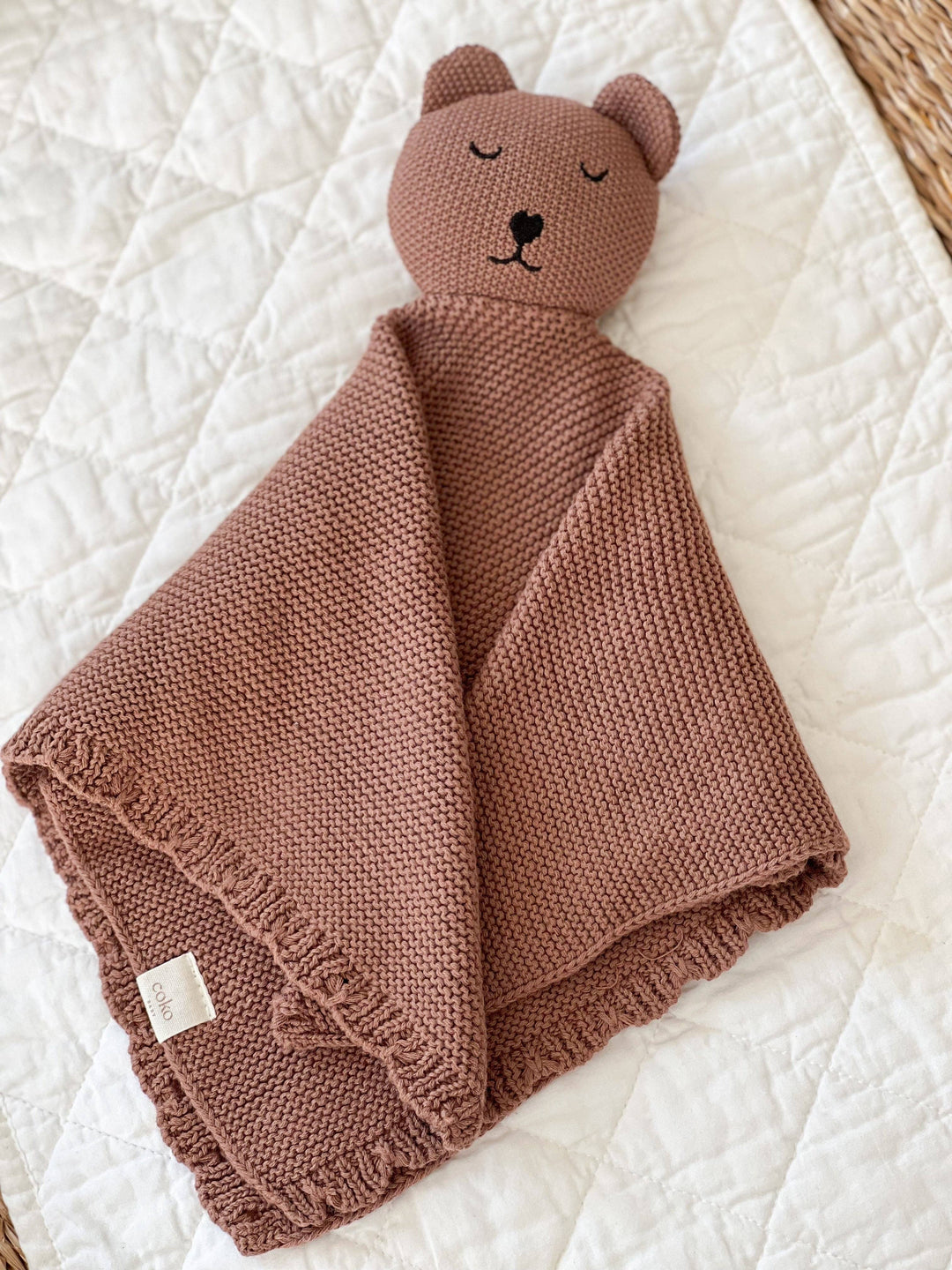 Heirloom Comforter | Bear - Chocolate Brown
