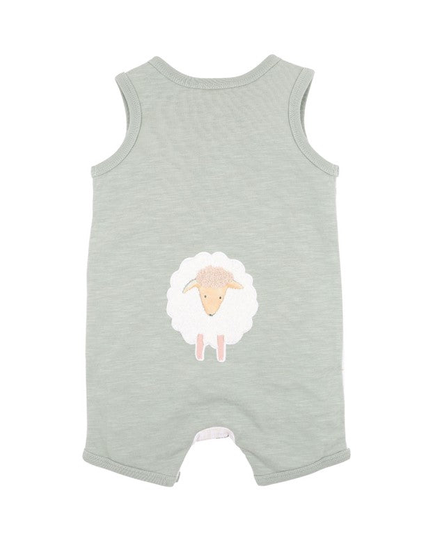 Romper | Sleeveless - Clayton Sheep