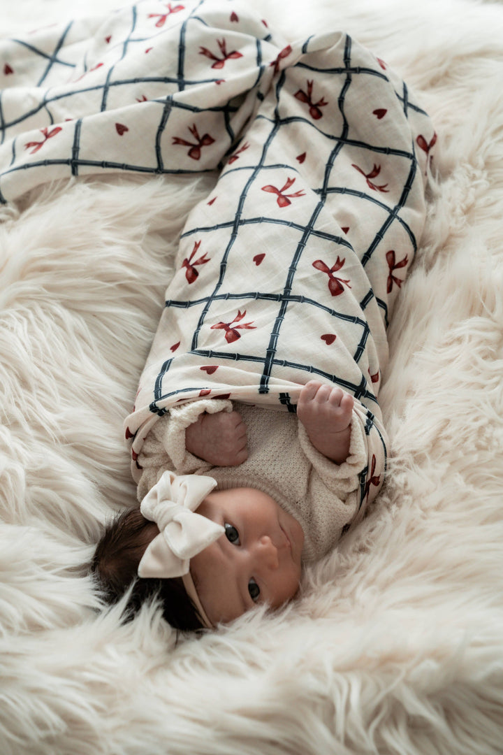 Swaddle | Organic - Bow Peep