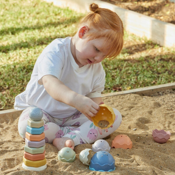 Eco-Friendly Wave Shape Stackers