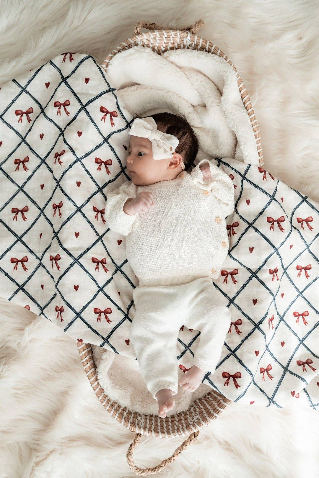 Swaddle | Organic - Bow Peep