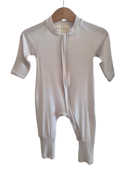 Light Weight Eco-Jumpsuit | Dove White