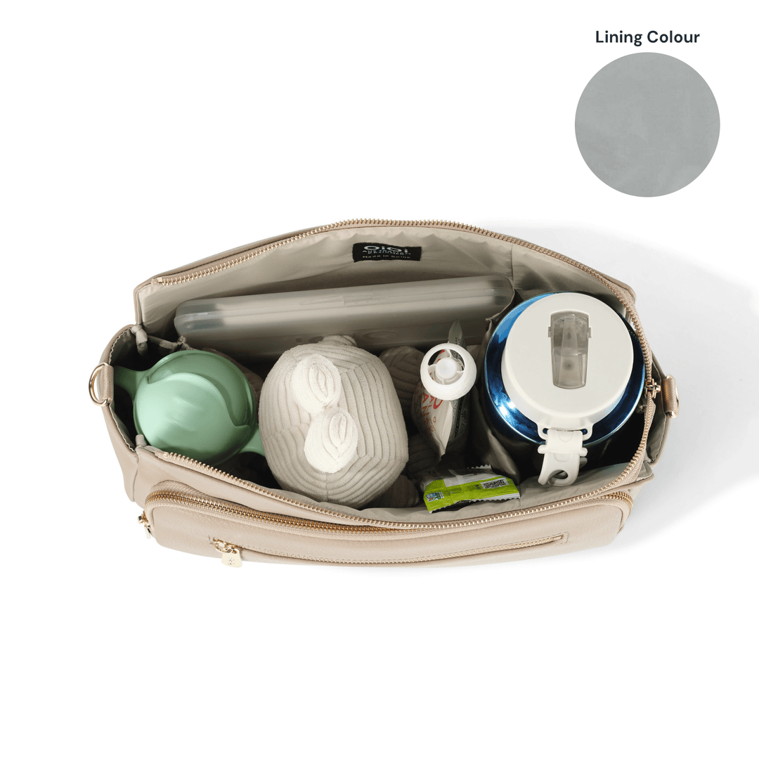 Multitasker Pram Caddy 2.0 - Black Vegan Leather