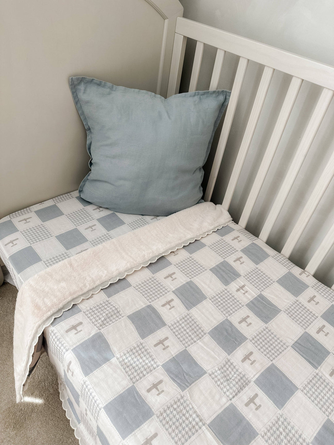 Blanket | Fur Lined - Cot Size - Wright Flyer