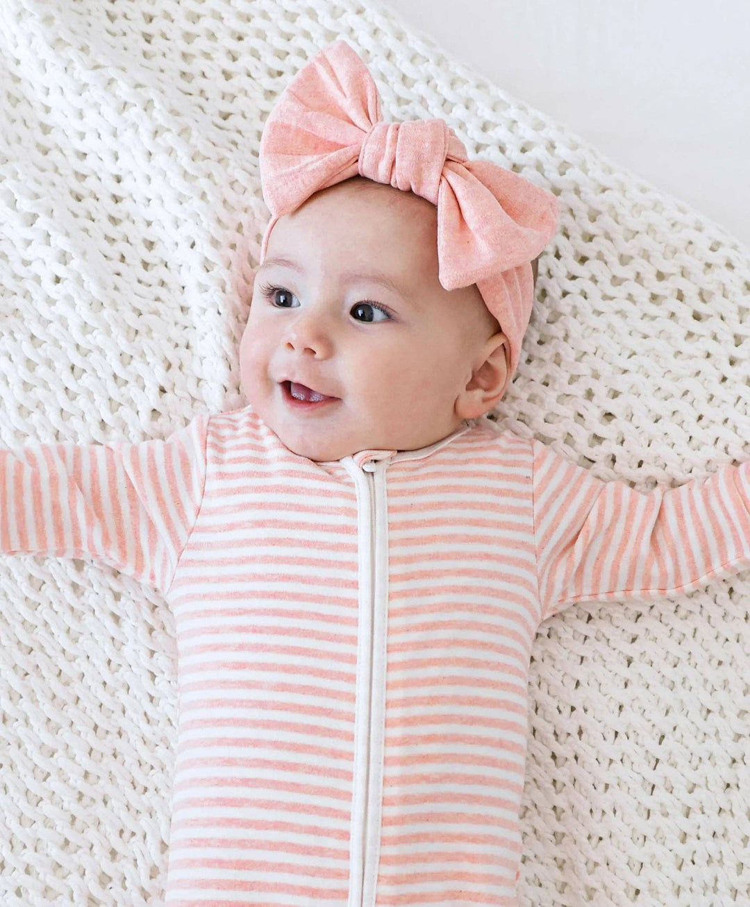 Organic Cotton Headband - Pink