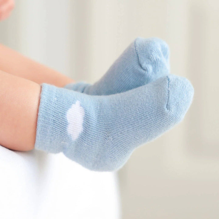 Organic Cotton Baby Socks - Cloud