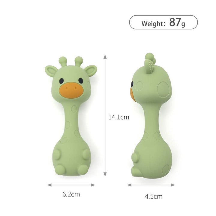 Silicone Giraffe Rattle