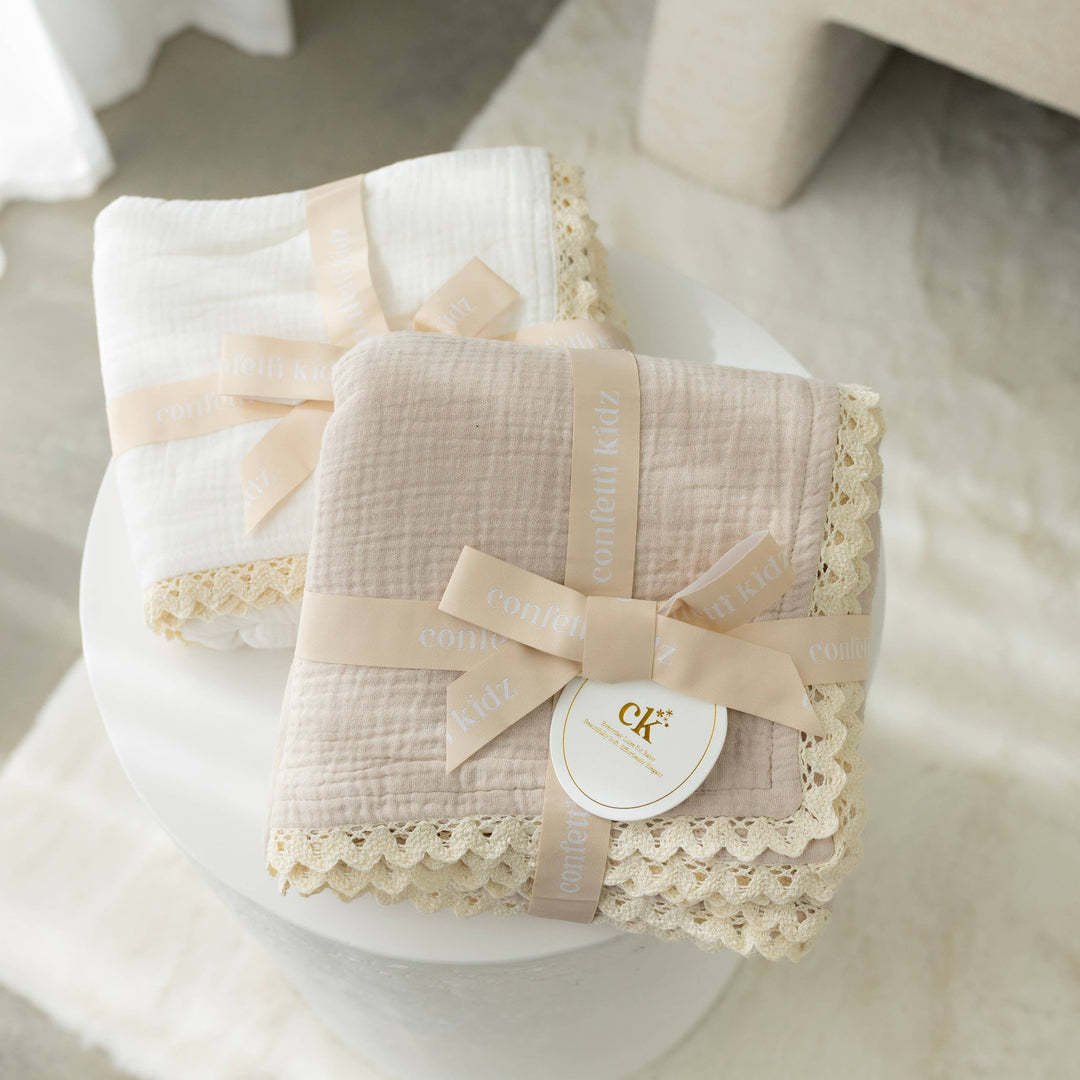 Classic Muslin Blanket | White