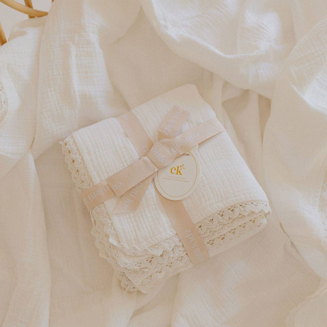 Classic Muslin Blanket | White