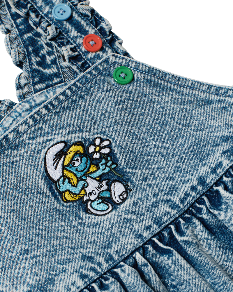 The Smurfette Pinafore Denim Dress