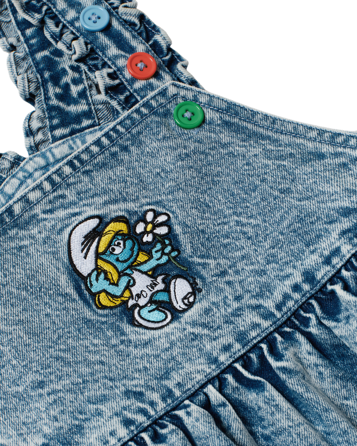 The Smurfette Pinafore Denim Dress