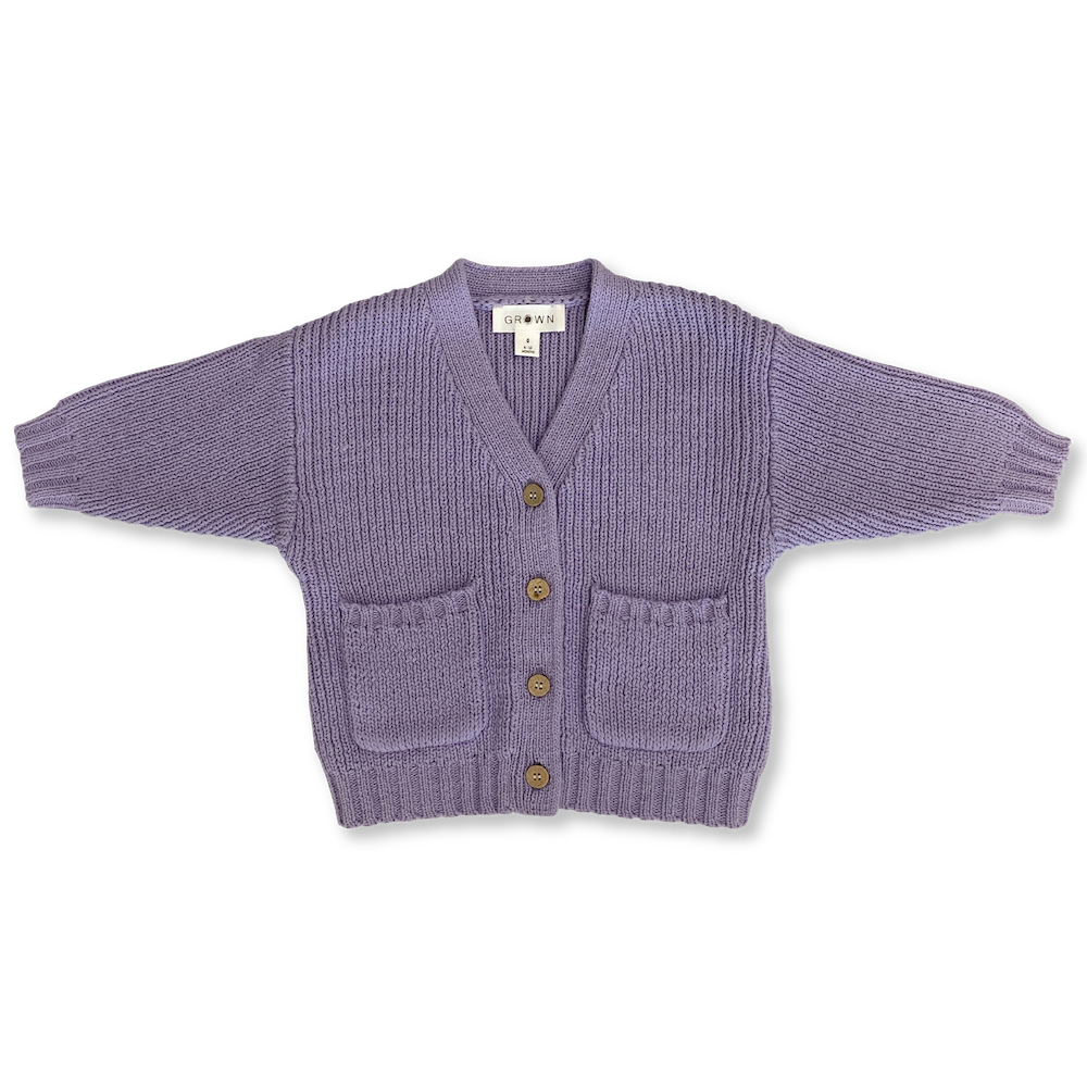 Cardigan | Pocket - Iris