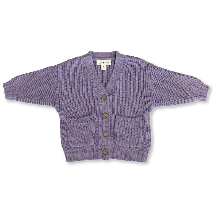 Cardigan | Pocket - Iris