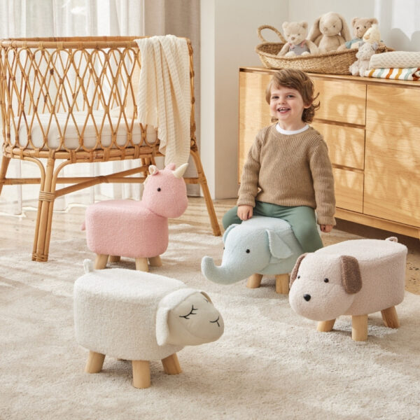 Bouclé Stool | Puppy