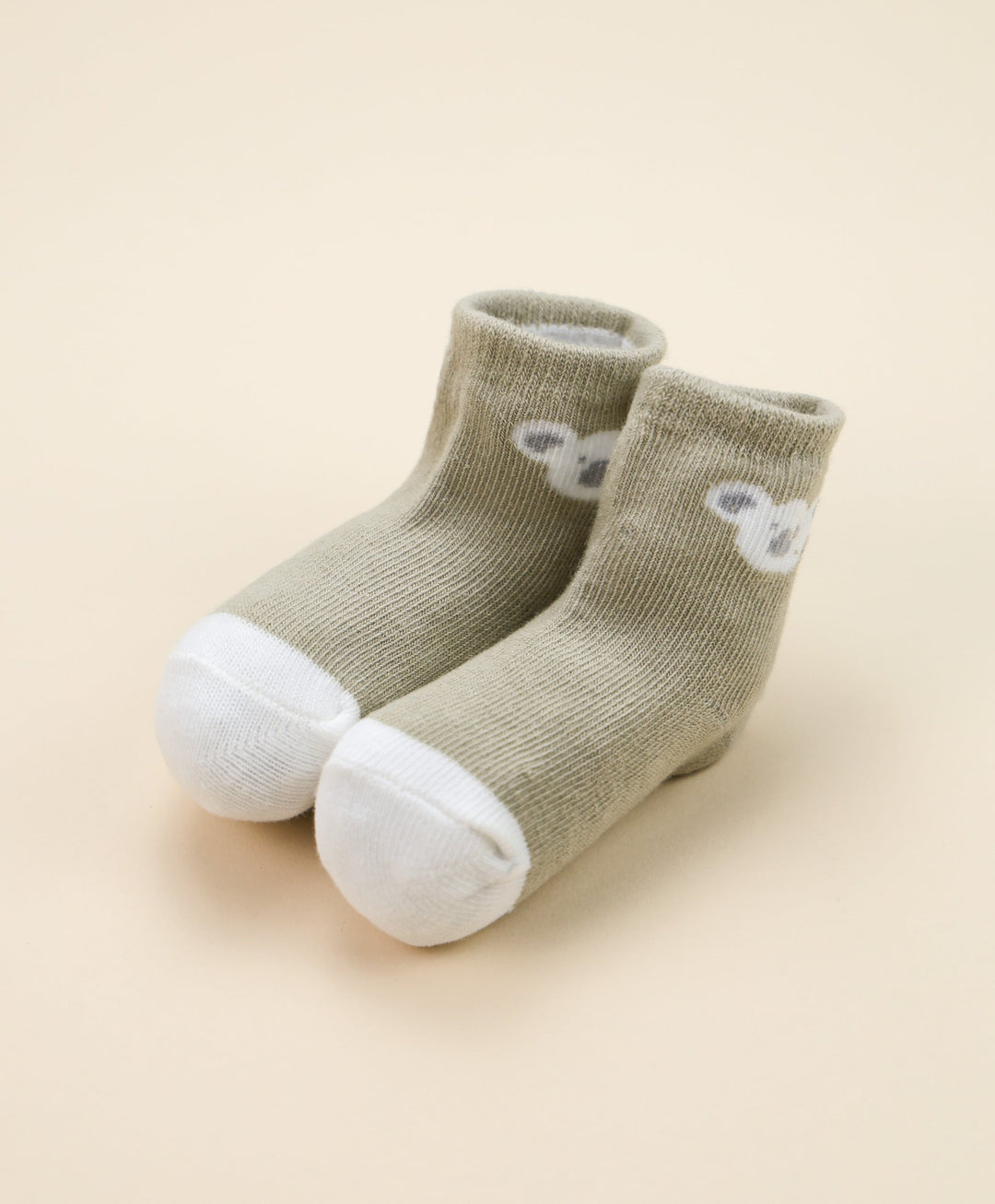 Organic Cotton Baby Socks - Koala