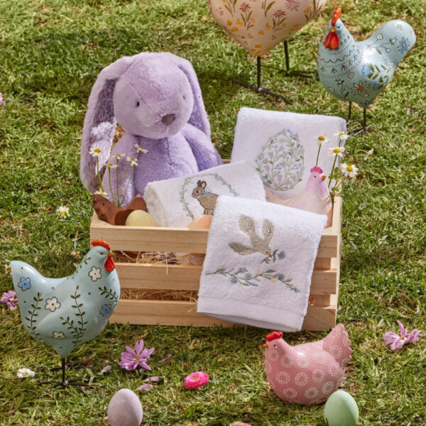 Medium Bunny | Floral -  Lilac