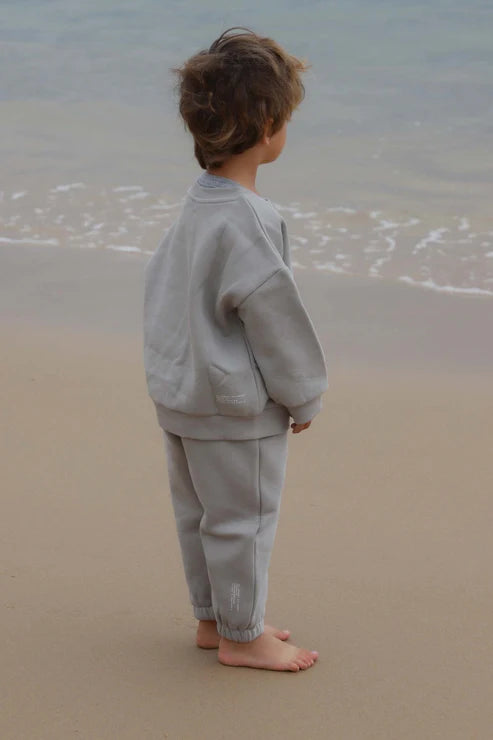 Track Pants | Mini Waves - Thyme
