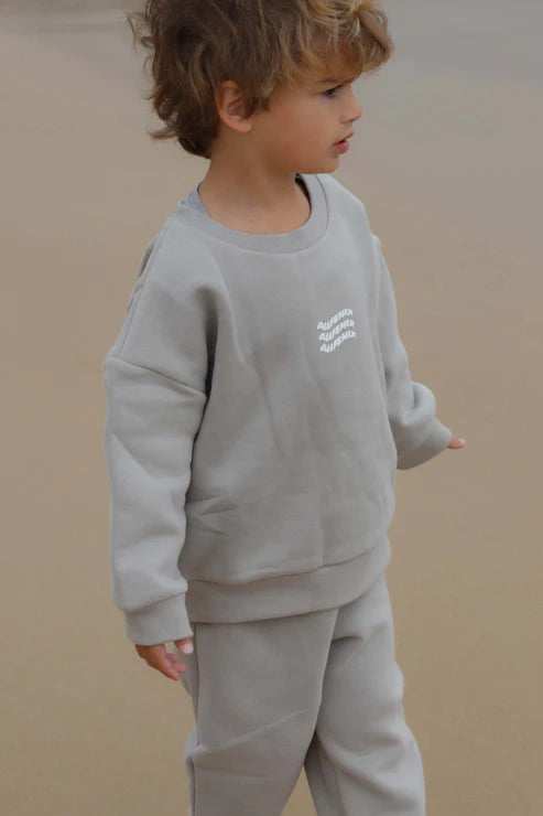 Track Pants | Mini Waves - Thyme