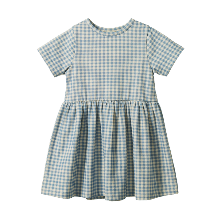 Saturday Dress | Blue Gingham