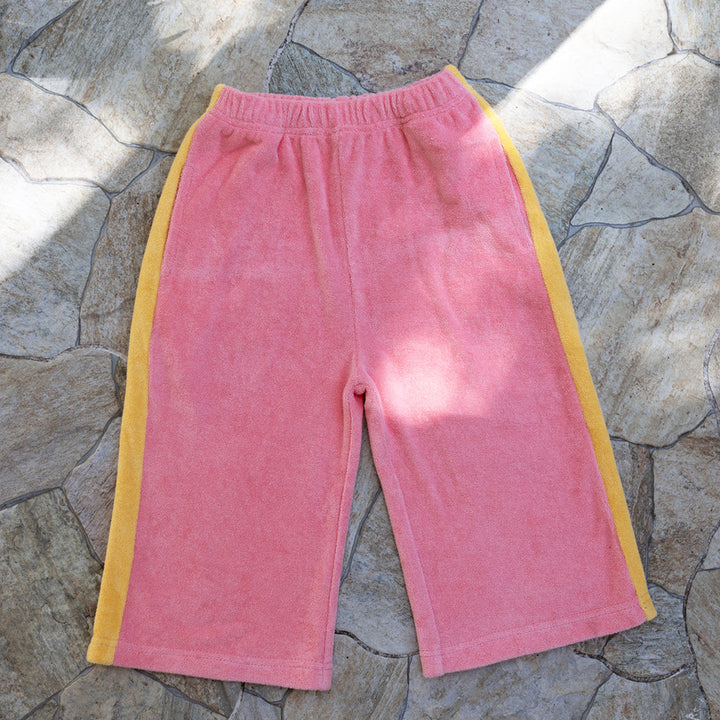 Ciao Tutti Wide Leg Pants - Pink Icing & Golden Cream