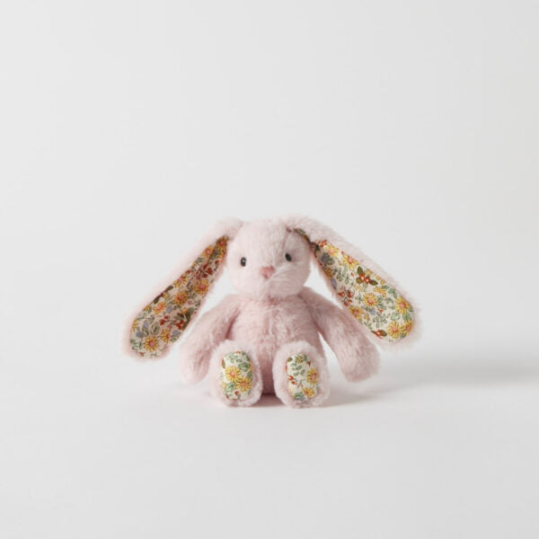 Rattle | Floral Bunny - Pink
