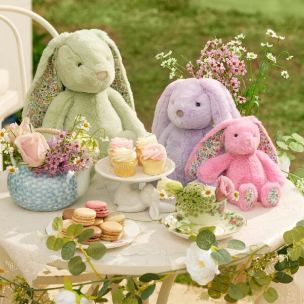 Medium Bunny | Floral - Mint