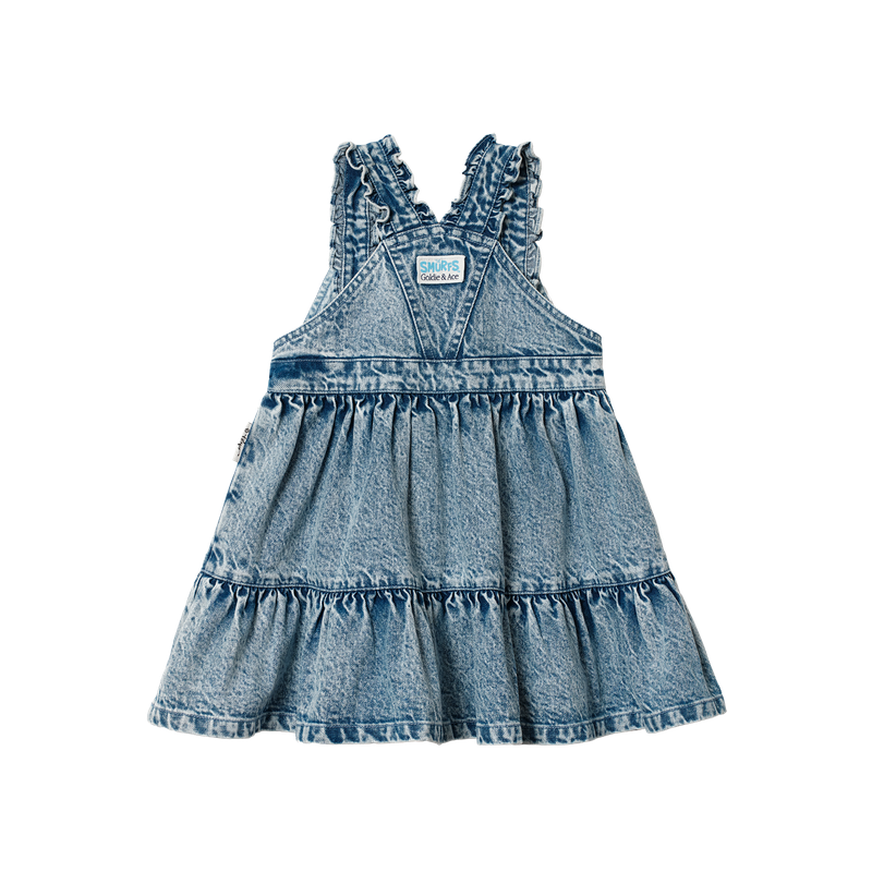 The Smurfette Pinafore Denim Dress