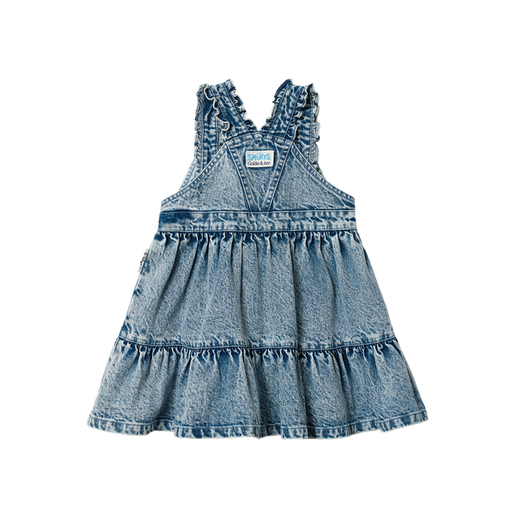 The Smurfette Pinafore Denim Dress
