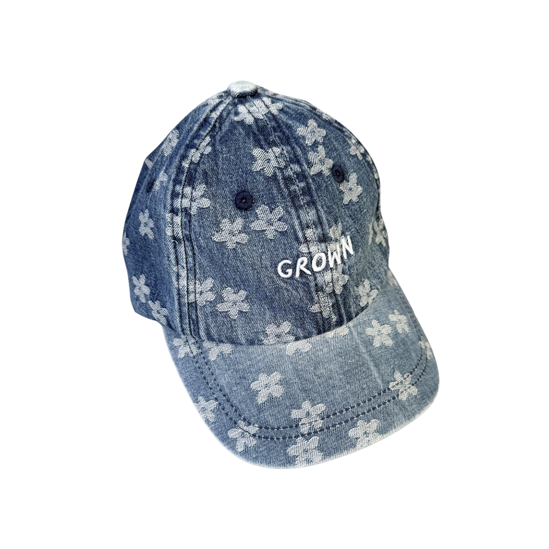 Daisy Denim Cap