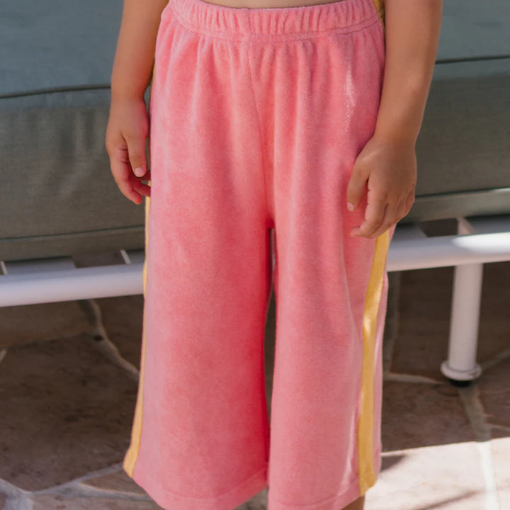 Ciao Tutti Wide Leg Pants - Pink Icing & Golden Cream