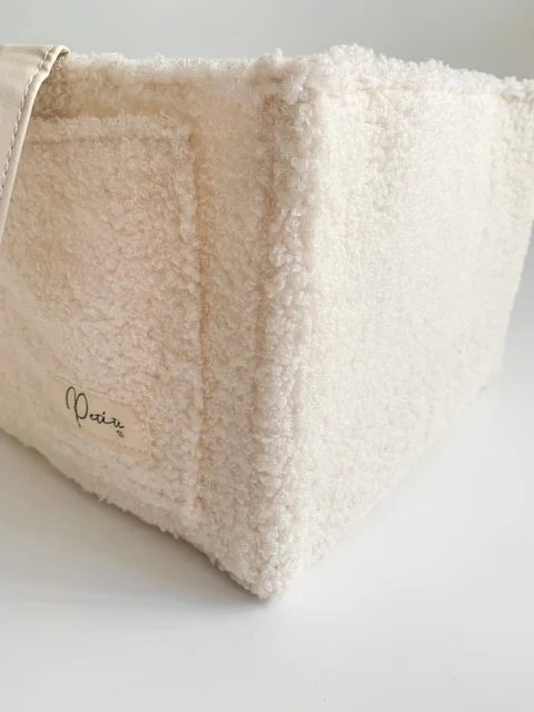 Nappy Caddy Organiser - Teddy | Bone Handles