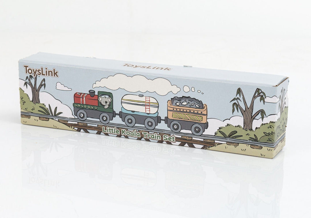 Wooden Magnetic Train Set